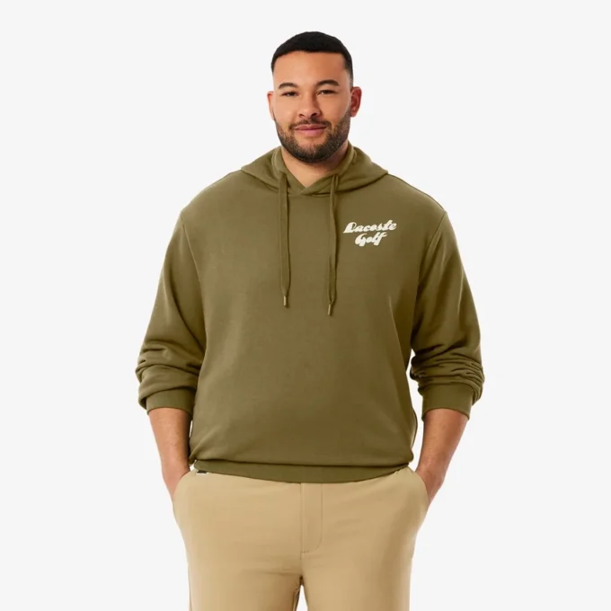 Bedruckter Fleece-Golf-Hoodie für Herren