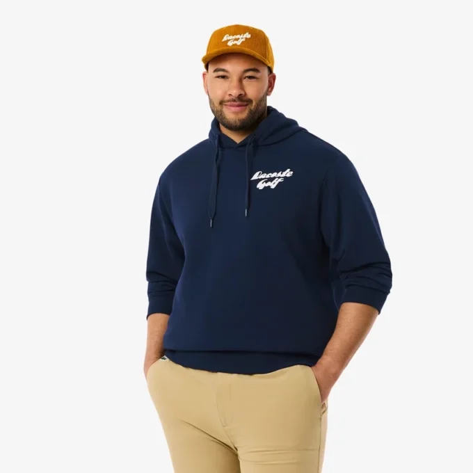 Bedruckter Fleece-Golf-Hoodie für Herren
