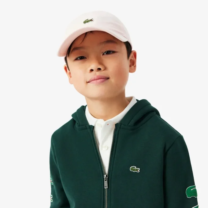Bedruckter Fleece-Hoodie mit Reißverschluss für Kinder