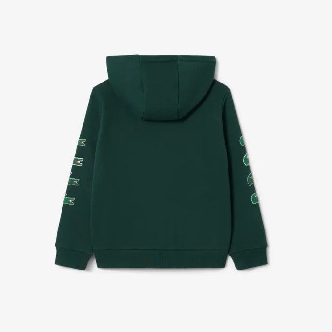 Bedruckter Fleece-Hoodie mit Reißverschluss für Kinder