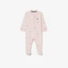 Bedruckter Petit-Piqué-Strampler für Babys