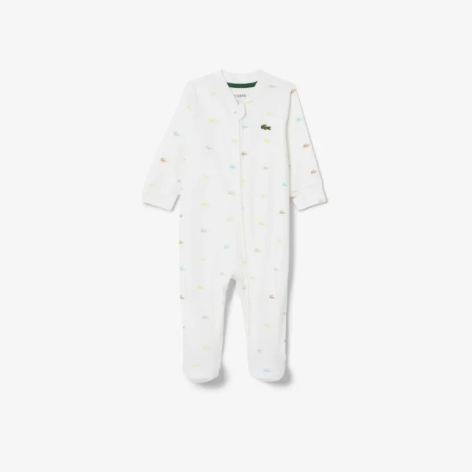 Bedruckter Petit-Piqué-Strampler für Babys