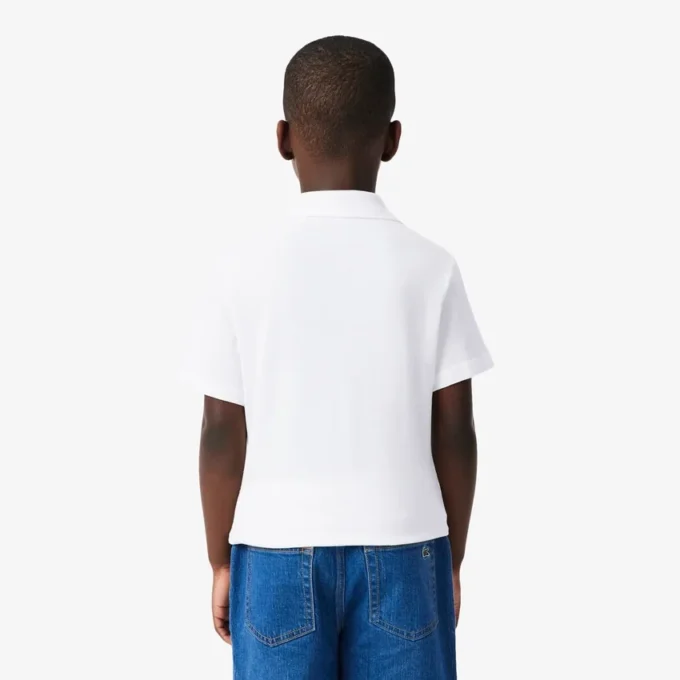 Bedrucktes Baumwoll-Poloshirt
