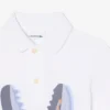 Bedrucktes Baumwoll-Poloshirt