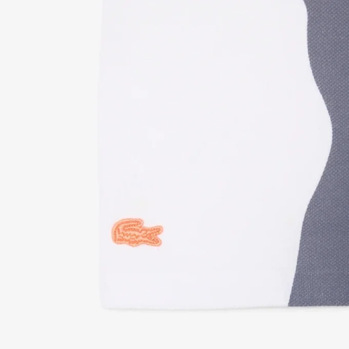 Bedrucktes Baumwoll-Poloshirt