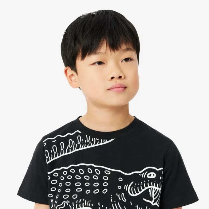 Bedrucktes Baumwoll-T-Shirt