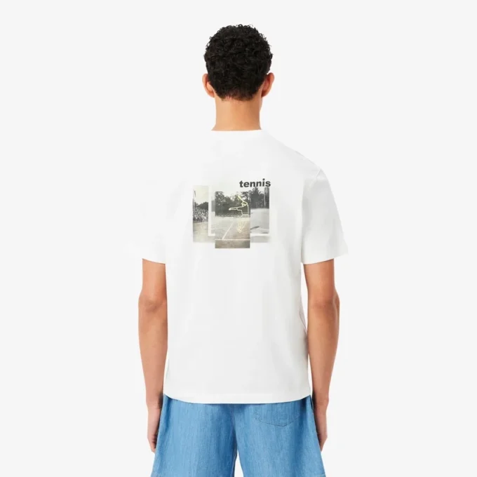Bedrucktes Baumwoll-T-Shirt