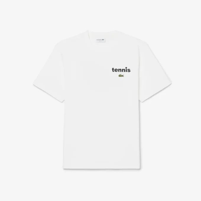 Bedrucktes Baumwoll-T-Shirt