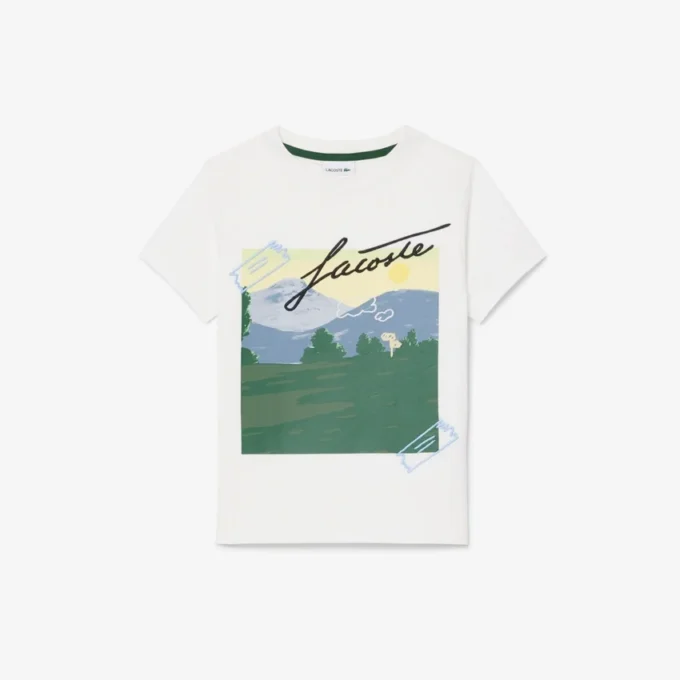 Bedrucktes Baumwoll-T-Shirt für Jungen