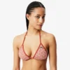 Bedrucktes Jersey-Bademode-Oberteil für Damen