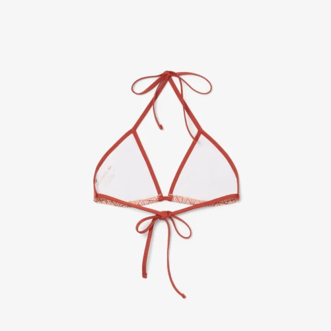 Bedrucktes Jersey-Bademode-Oberteil für Damen
