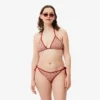 Bedrucktes Jersey-Bademode-Oberteil für Damen