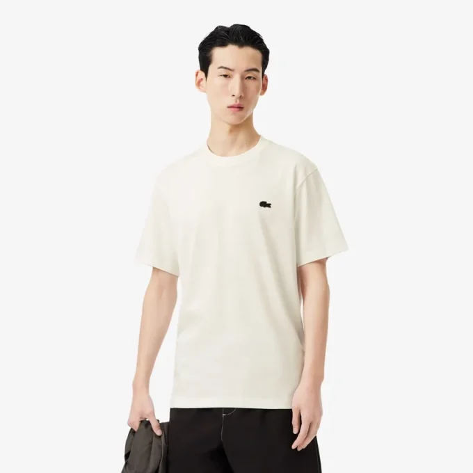 Bedrucktes T-Shirt aus schwerer Baumwolle