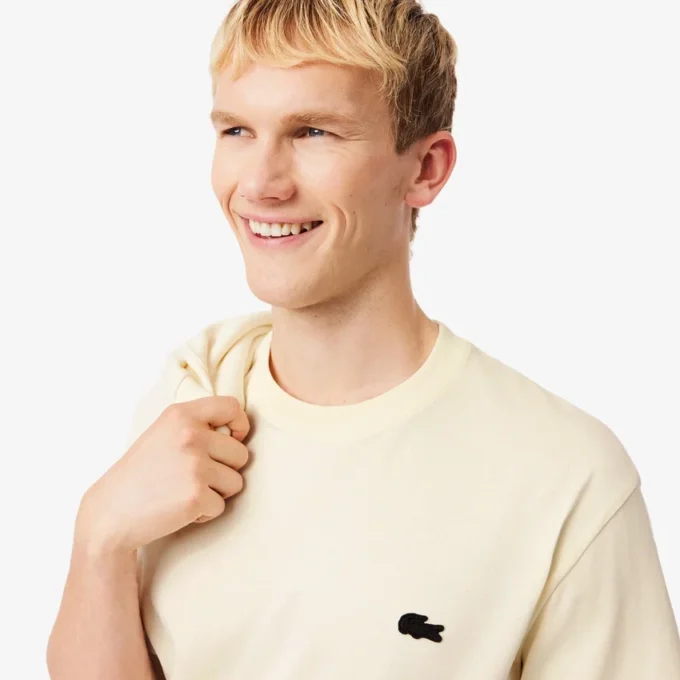 Bedrucktes T-Shirt aus schwerer Baumwolle
