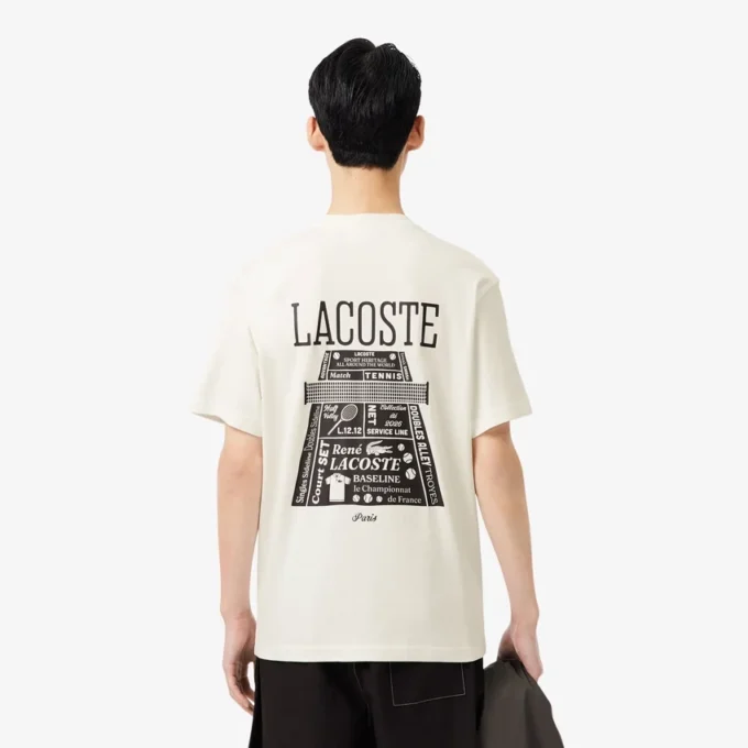 Bedrucktes T-Shirt aus schwerer Baumwolle
