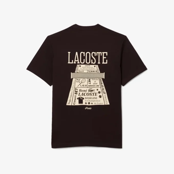 Bedrucktes T-Shirt aus schwerer Baumwolle