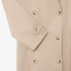 Übergroßer wasserabweisender Trenchcoat