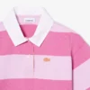 Übergroßes gestreiftes Rugby-Poloshirt aus Baumwolle