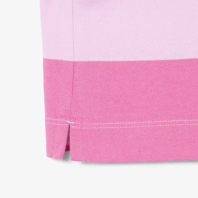 Übergroßes gestreiftes Rugby-Poloshirt aus Baumwolle