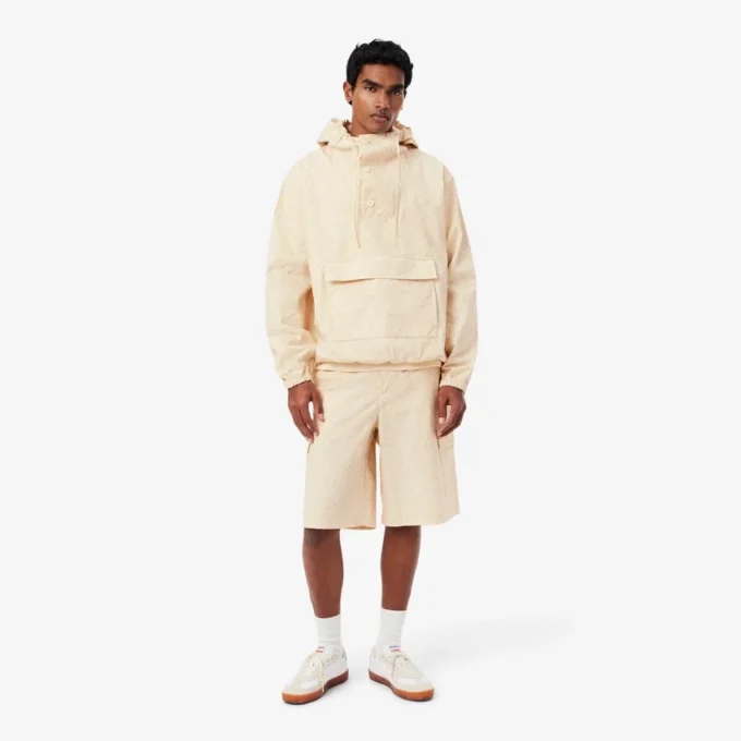 Bermuda-Cargo-Shorts mit geradem Schnitt und Print
