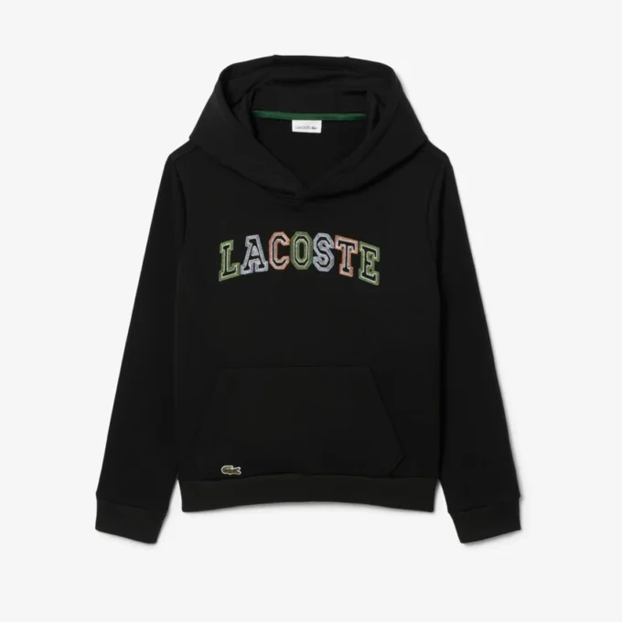 Bestickter Fleece-Hoodie