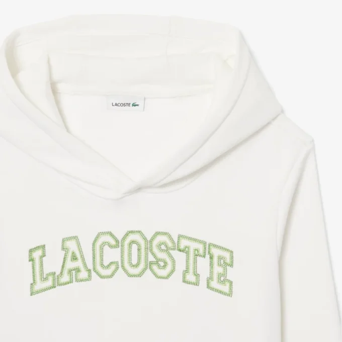 Bestickter Fleece-Hoodie