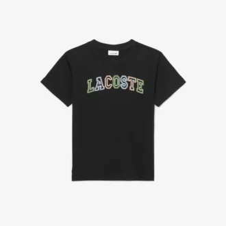 Besticktes Baumwoll-T-Shirt