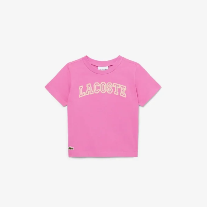Besticktes Baumwoll-T-Shirt