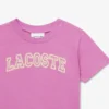 Besticktes Baumwoll-T-Shirt