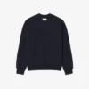 Besticktes Fleece-Sweatshirt
