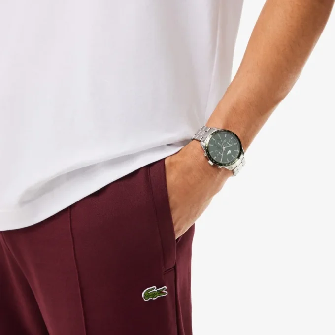Boston Chronographenuhr aus Edelstahl