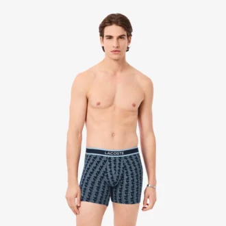 Boxershorts aus Stretch-Baumwolle mit Monogramm für Herren