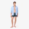 Boxershorts aus Stretch-Baumwolle mit Monogramm für Herren