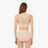 Bralette aus Mesh mit Krokodil-Akzent