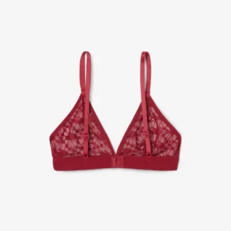 Bralette mit Logo-Spitzen-Dreieck