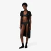 Bralette mit Logo-Spitzen-Dreieck