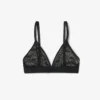 Bralette mit Logo-Spitzen-Dreieck