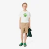 Chino-Shorts aus Stretch-Baumwolltwill