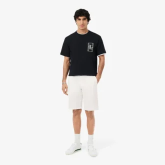 Chino-Shorts aus Stretch-Twill