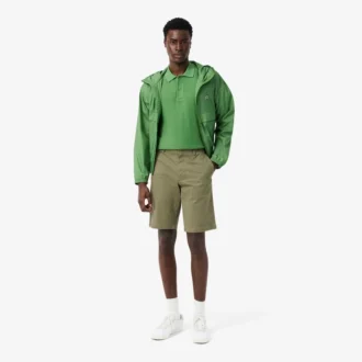 Chino-Shorts aus Stretch-Twill