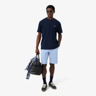 Chino-Shorts aus Stretch-Twill