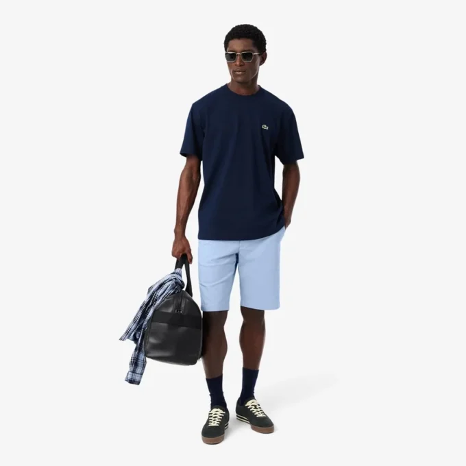 Chino-Shorts aus Stretch-Twill
