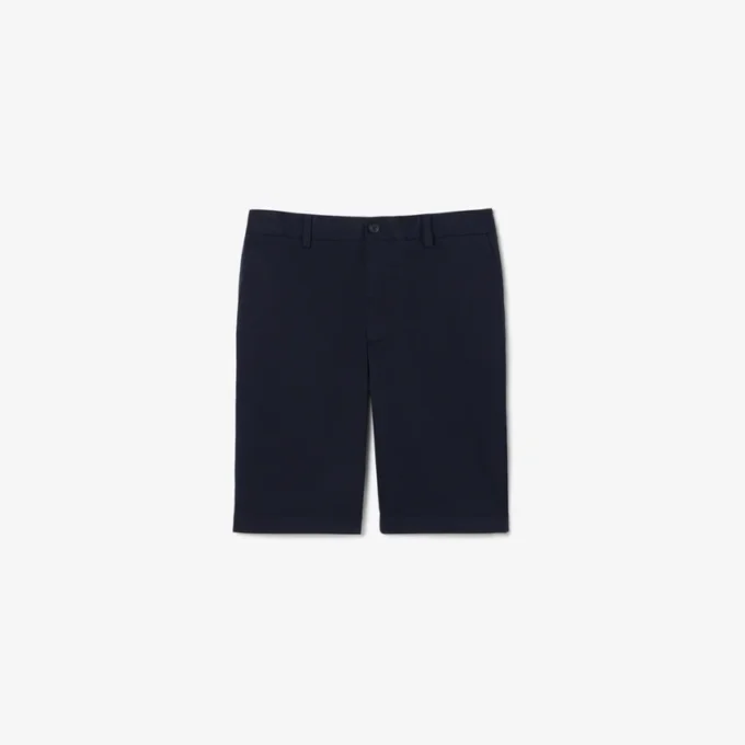 Chino-Shorts aus Stretch-Twill