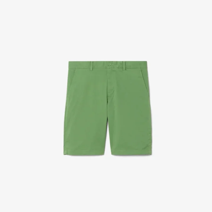 Chino-Shorts aus Stretch-Twill