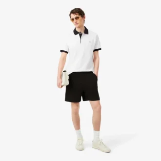 Classic Fit Contrast Rib Poloshirt