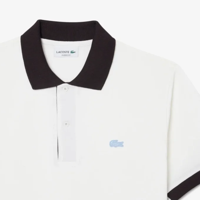 Classic Fit Contrast Rib Poloshirt