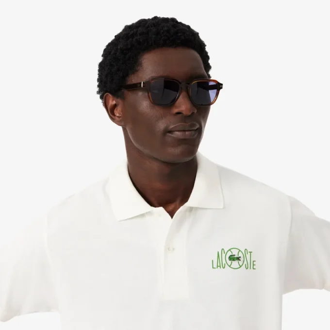 Classic Fit Poloshirt mit grafischem Logo