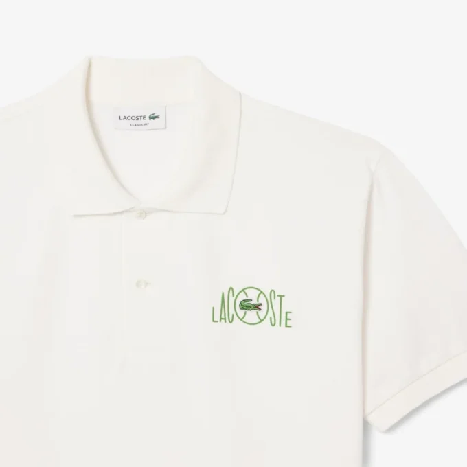 Classic Fit Poloshirt mit grafischem Logo