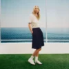 Club-Low-Ledersneaker für Damen