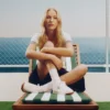 Club-Low-Ledersneaker für Damen